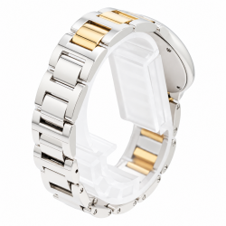 Cartier Ballon Bleu De 28MM W69007Z3 Two Tone White Dial Watch